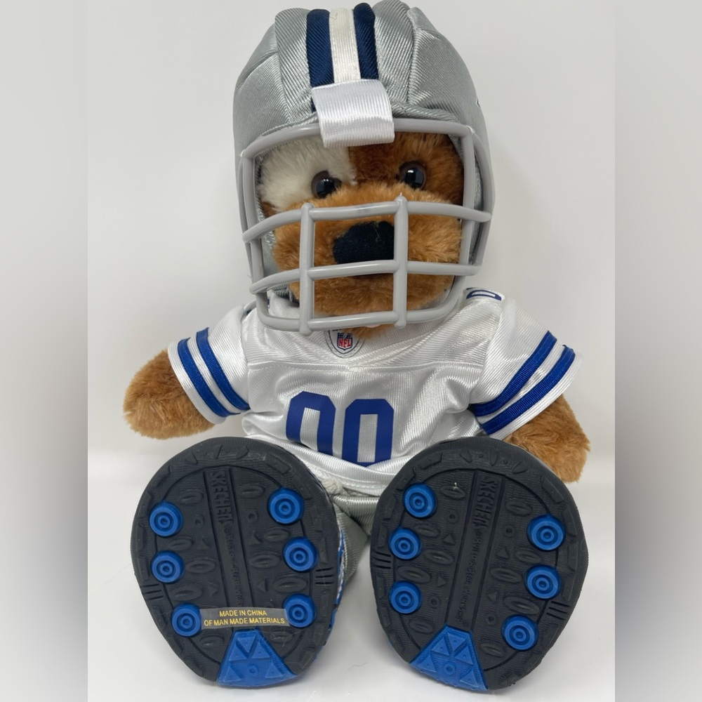 BUILD-A-BEAR: Playful Puppy Dog, Brown, Dallas Cowboys Outfit